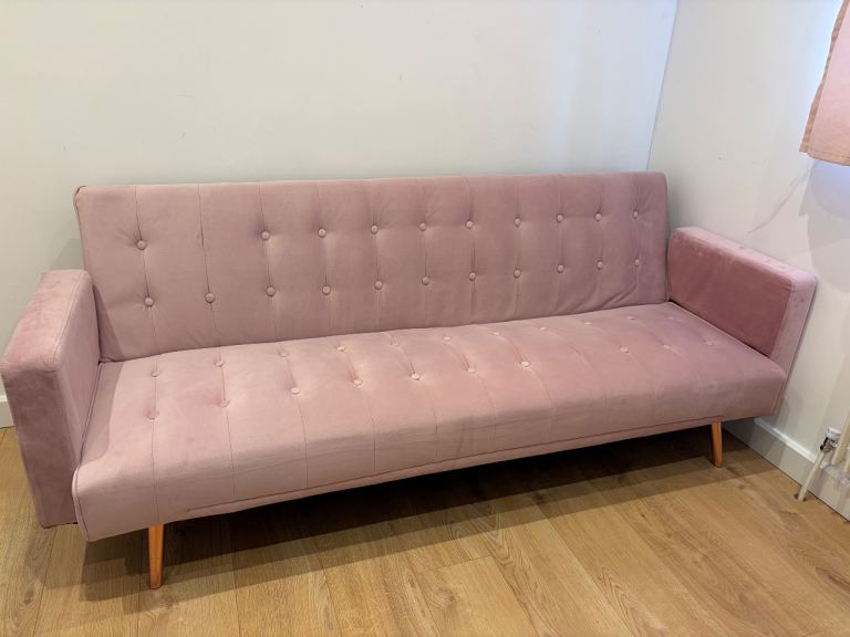 Pink sofa-bed  in Hendon 