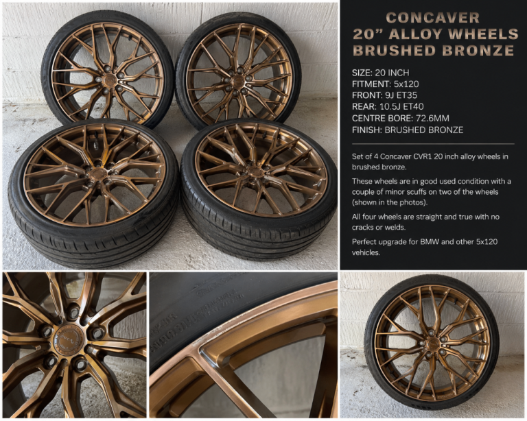 Brushed Bronze Concaver 20 in Alloy Wheels