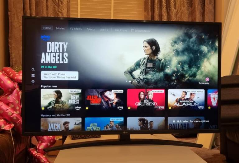 Smart LG 4K UHD 43inch HDR Tv with Magic Voice Control Remote 