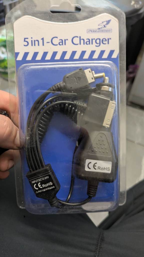 5 in 1 car charger old stock