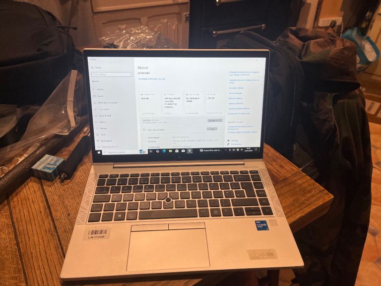 Hp elite book laptop 