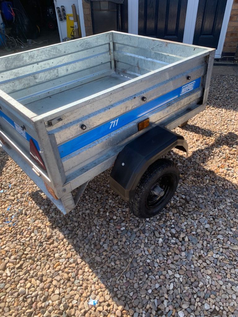 Maypole 711 trailer galvanised tip runs camping etc