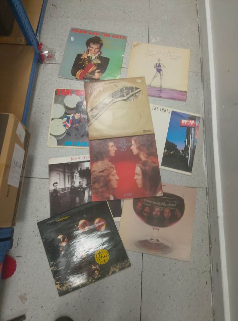 Collection of rock Vinyl Records – Good Condition
