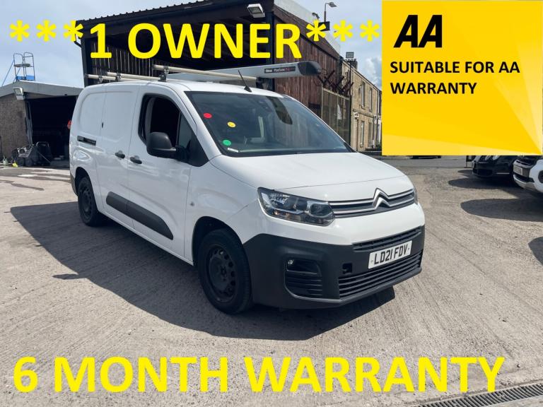 2021 Citroen Berlingo 1.5 BlueHDi 950Kg Enterprise 100ps PANEL VAN Diesel Manual