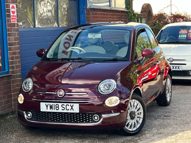 2018 Fiat 500 1.2 Lounge 3dr HATCHBACK Petrol Manual