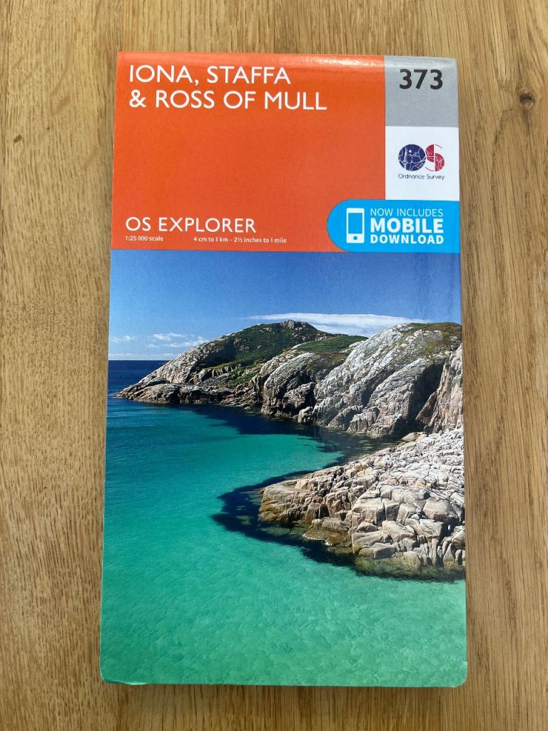 OS Explorer Map 373: Iona, Staffa & Ross of Mull