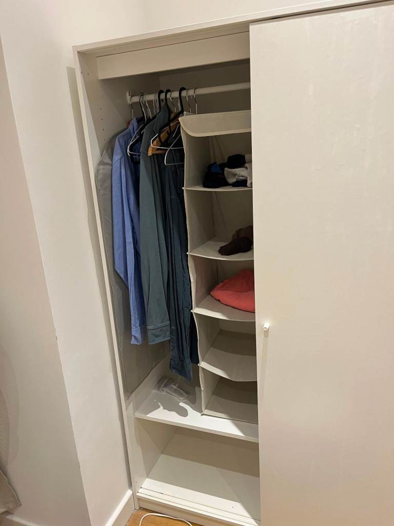 IKEA KLEPPSTAD Wardrobe, White
