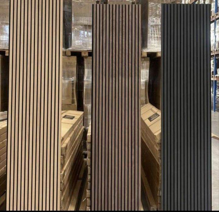 New Acoustic Slat Wood Wall Panels – Various Colours