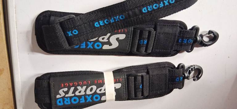 PAIR OF Oxford Lifetime Luggage Sports Panniers Black Saddle Motorcycle Bag