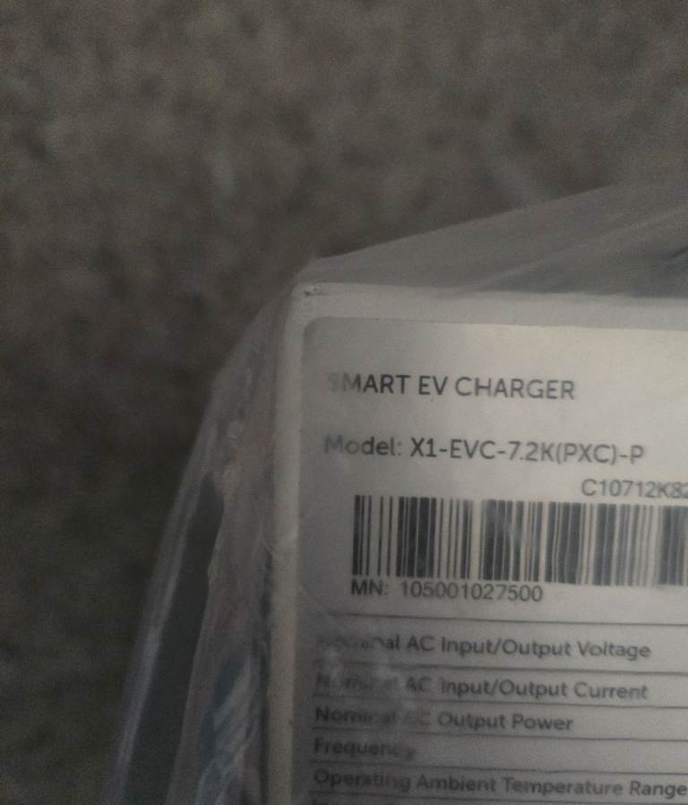 Solax power smart EV charger X1-EVC-7.2KW