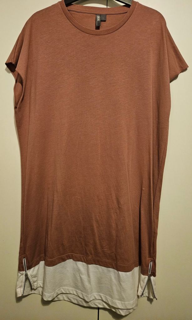 ASOS Pink Longline Sleeveless T-Shirt