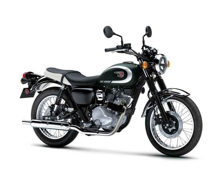 New 2026 Kawasaki Motorcycle W 230 Classic Green  