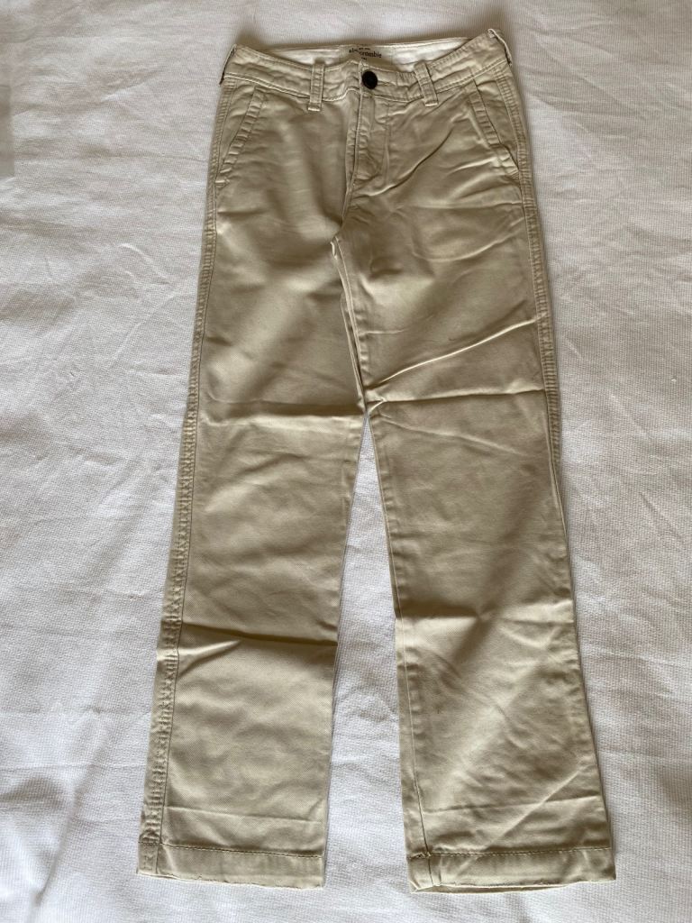 Abercrombie and Fitch boys chinos. 
