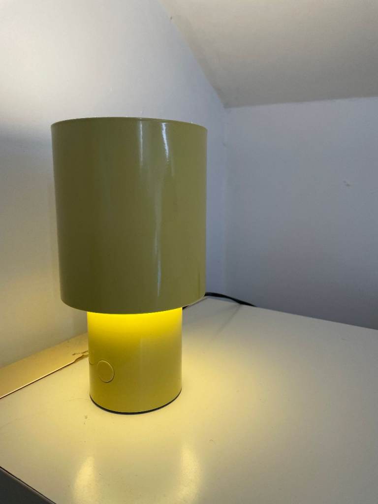 Stylish Yellow Table Lamp - Good Condition