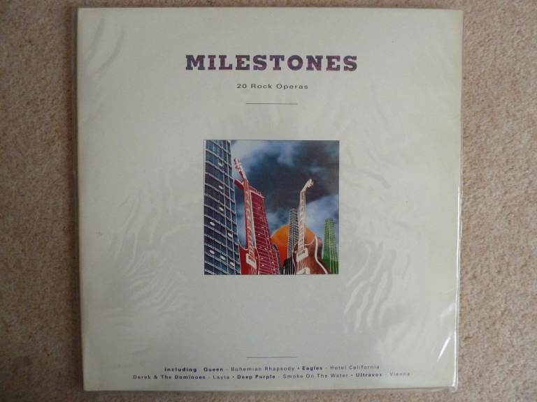 1990 Milestones 20 Rock Operas 12 inch Vinyl LP (2 discs)