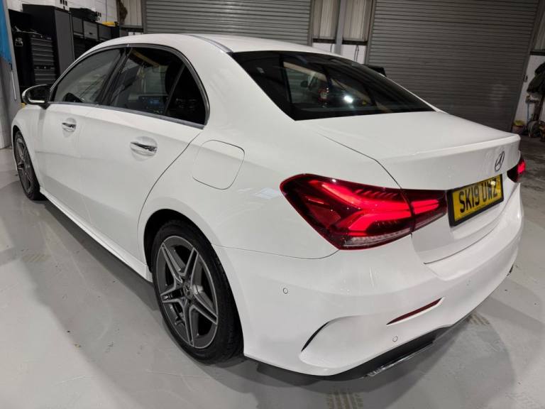2019 Mercedes-Benz A-Class 1.5 A180d AMG Line Premium Saloon 4dr Diesel 7G-DCT Euro 6 s/s 116 ps ...