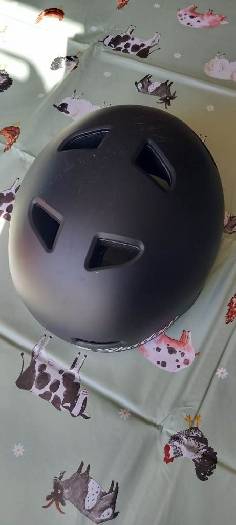 Black Shadow Helmet for skating or bike