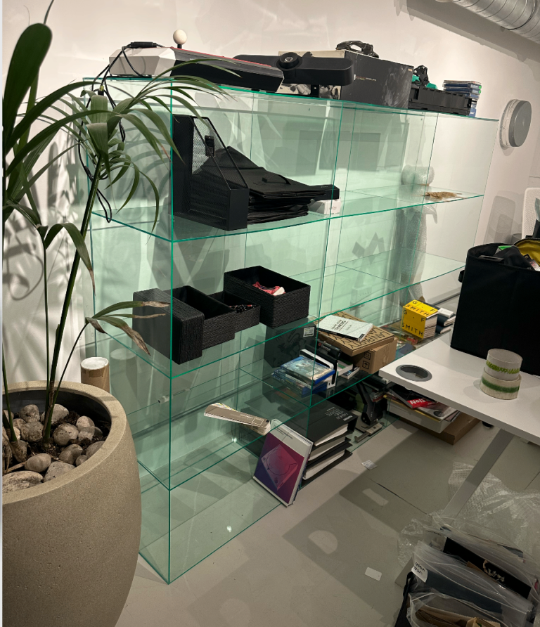 Acrylic display shelving