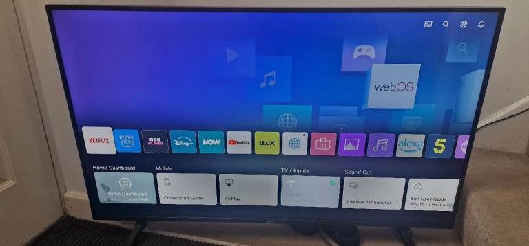 LG 50" 4k smart tv _ can deliver