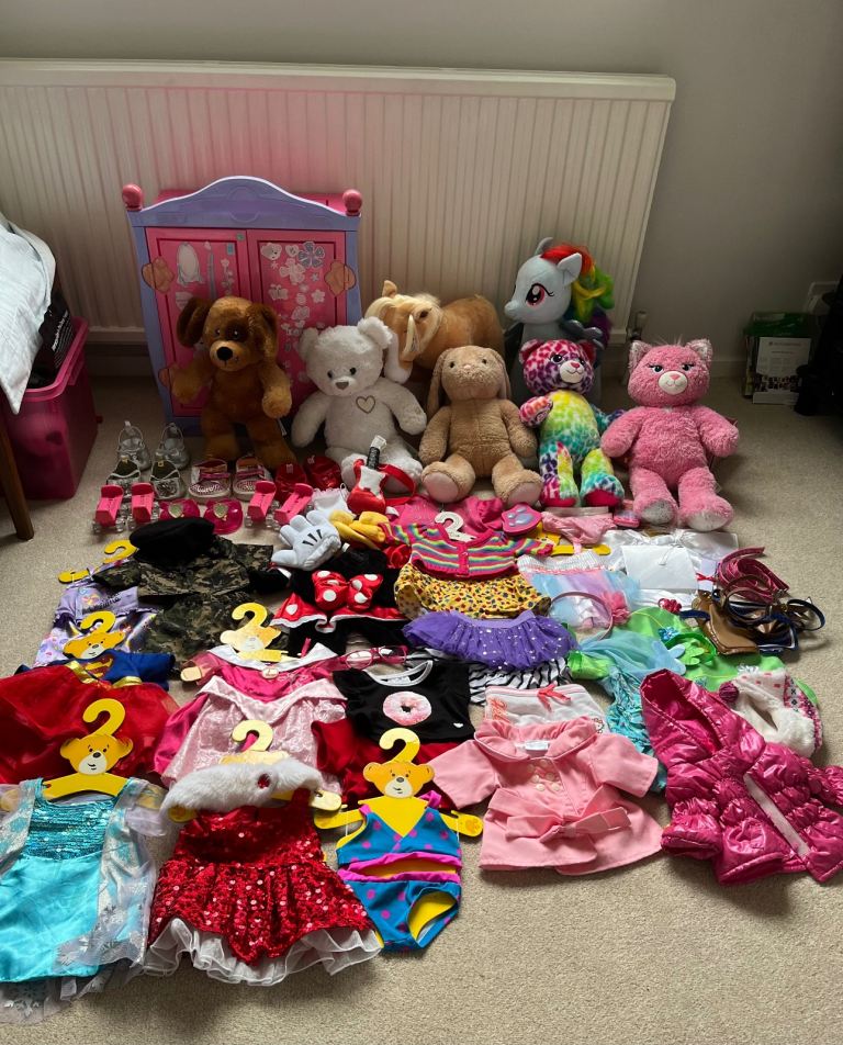 **Reduced** Xmas Huge bundle of build a bear. Clothes shoes wardrobe accessories Exc