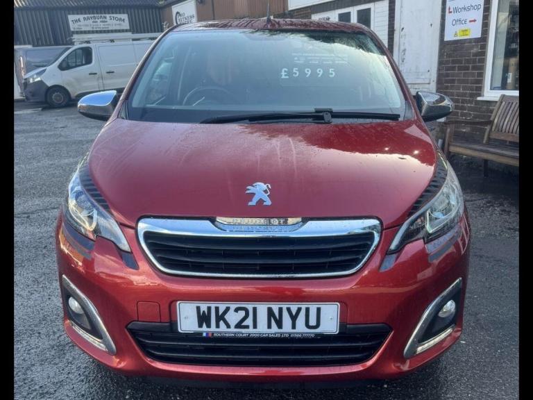 2021 Peugeot 108 1.0 72 Collection 5dr HATCHBACK Petrol Manual