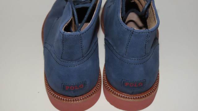 Polo Ralph Lauren Torrington Navy Blue Suede Chukka Boots UK  display picture 3
