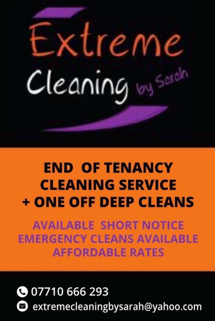 SARAH’S  END OF TENANCY CLEANING SPECIALIST + CARPET WASHING  