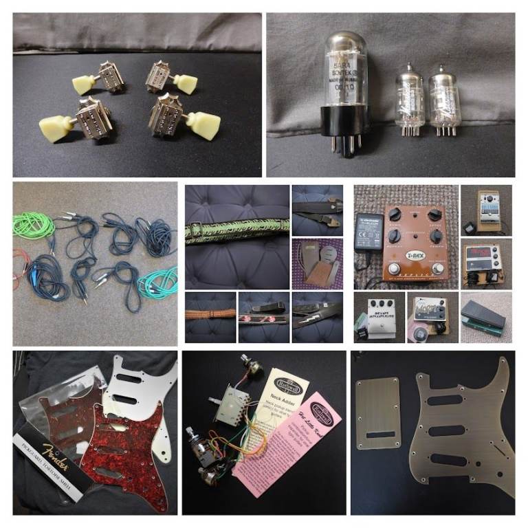 image for Guitar Accessories Pedals, Rothwell, P/guards, M/heads, Straps, Valves etc