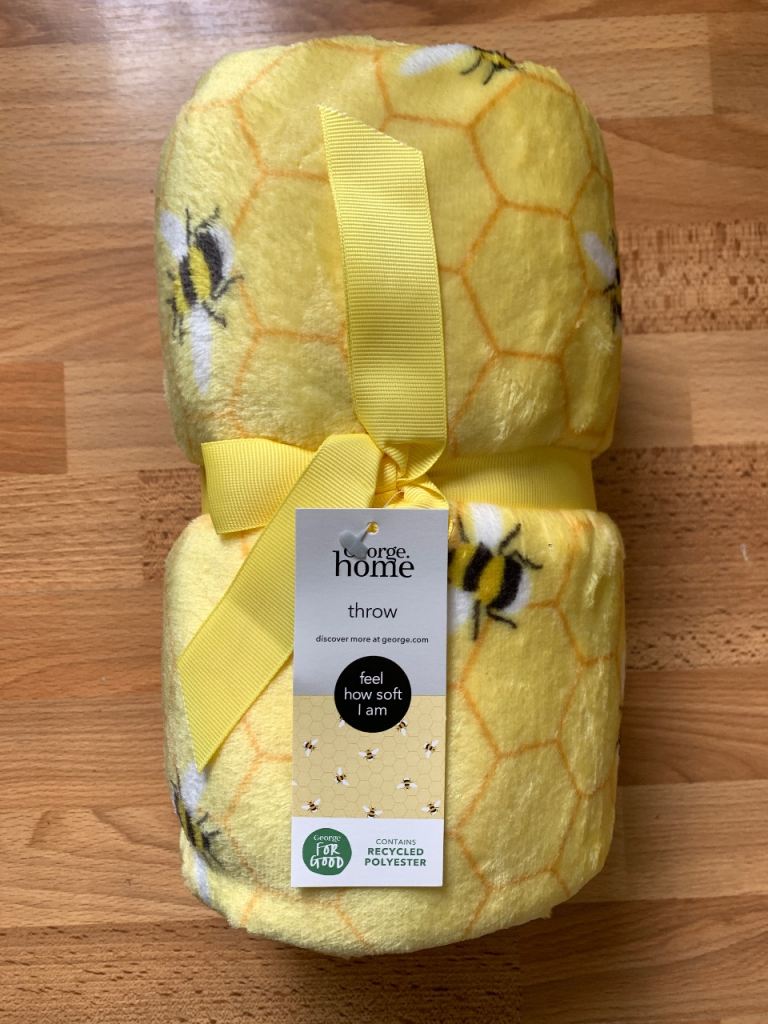 NEW George Home Bee Soft Throw