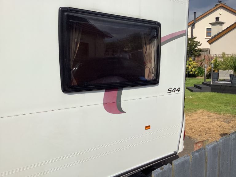 Elddis 544 towing caravan 