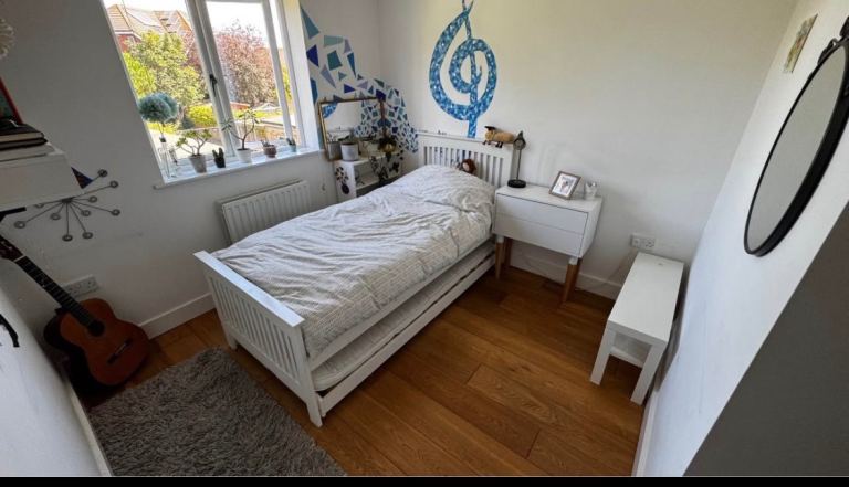 John Lewis Wilton Trundle Single Guest Bed Frame – White
