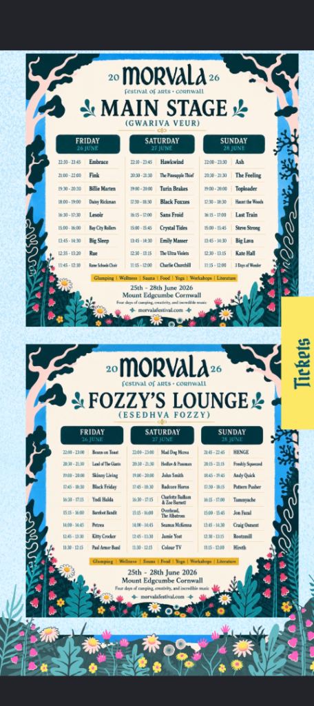 Morvala Festival tickets 