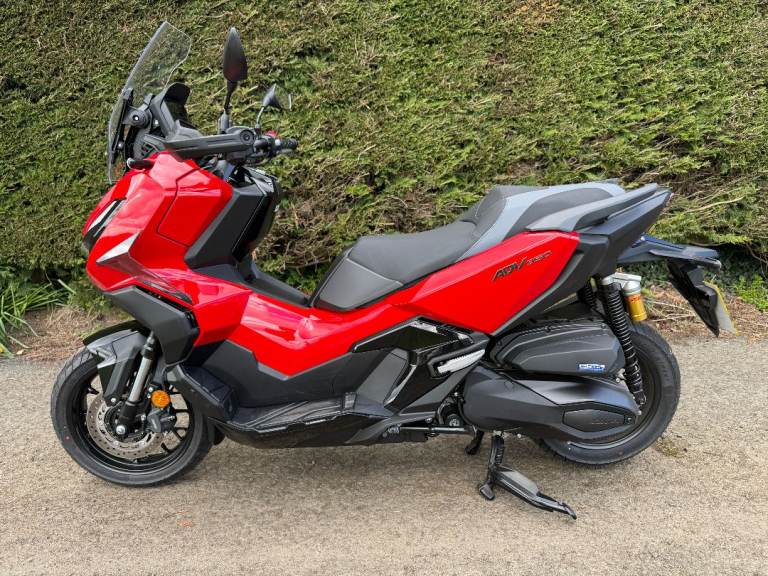 As new Honda ADV 350 CVT scooter only 510 miles.