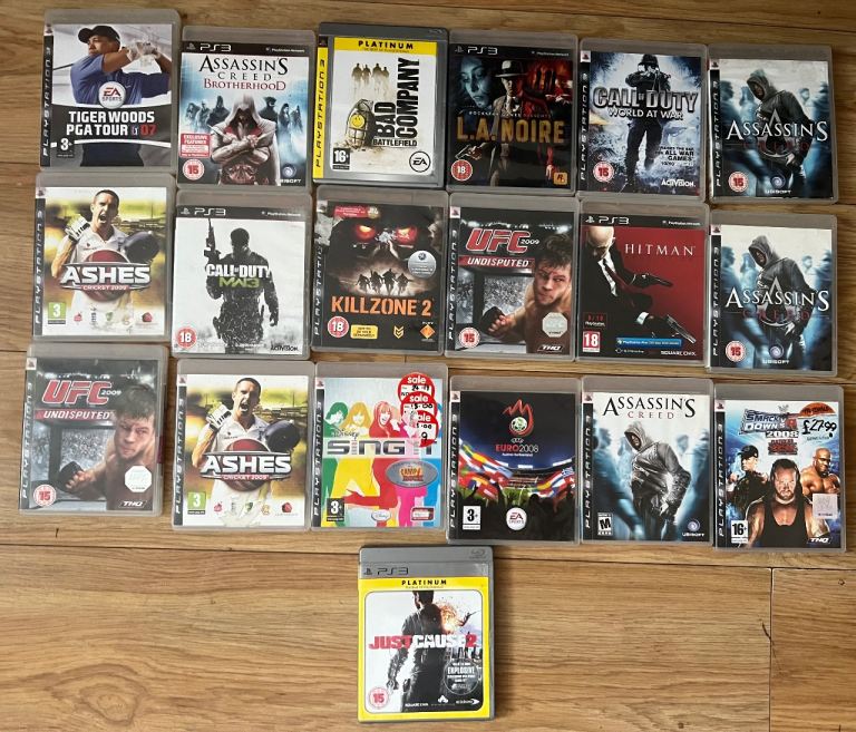 Big PS3 Game Bundle - Assassin's Creed, UFC, Call of Duty, and More