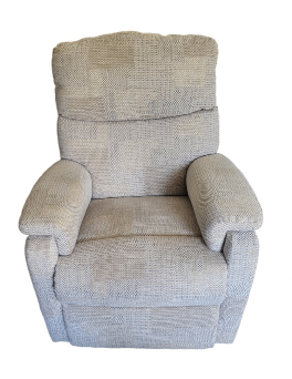 Comfortable Beige Recliner Armchair – Good Condition