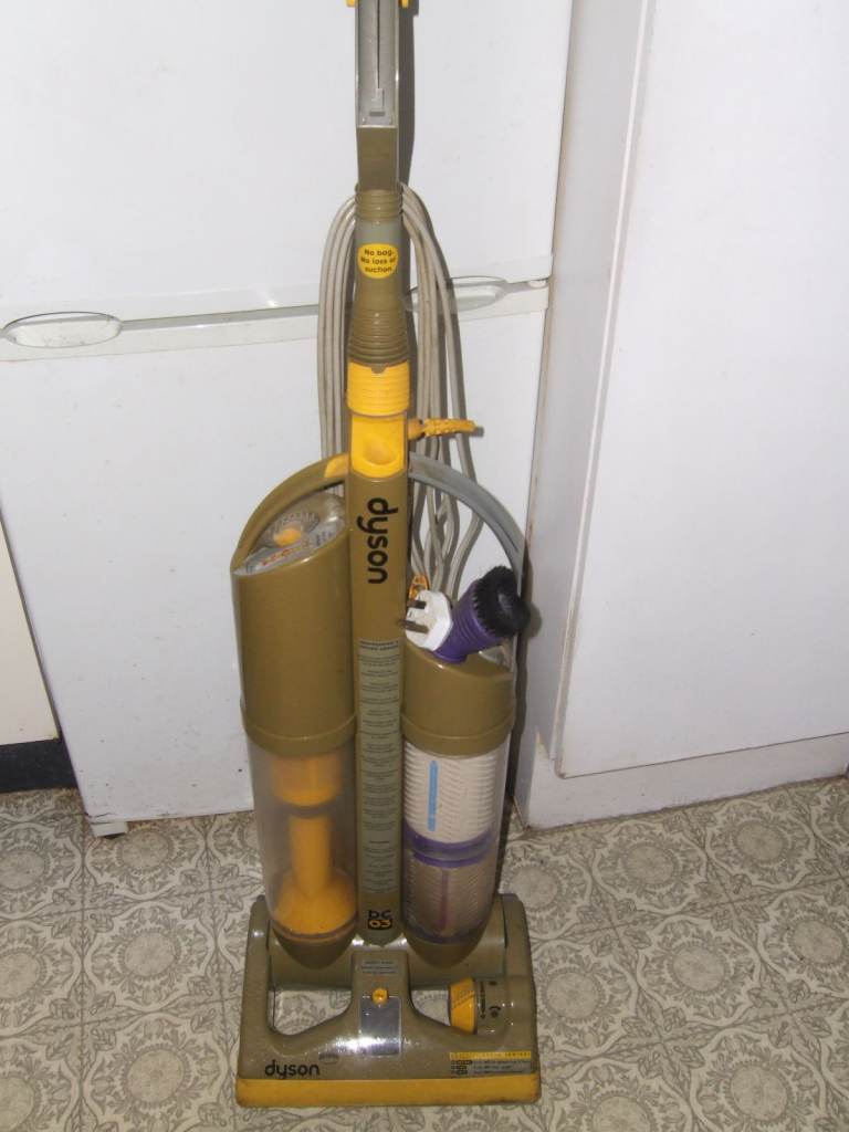 RETRO DYSON DC03 UPRIGHT VACUUM CLEANER.