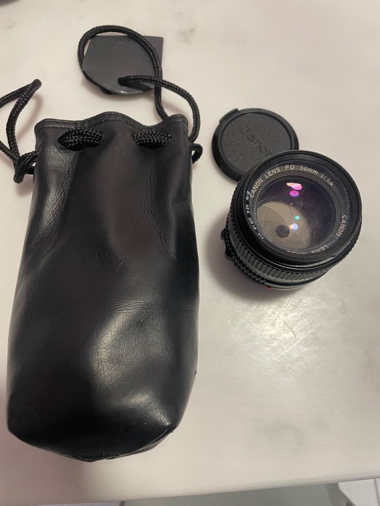 Canon FD 50mm lens 