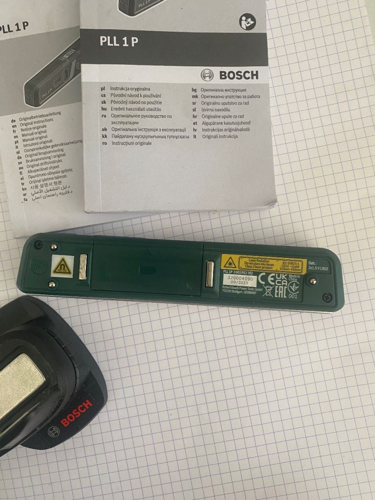 Bosch PLL 1P Laser Spirit Level. 