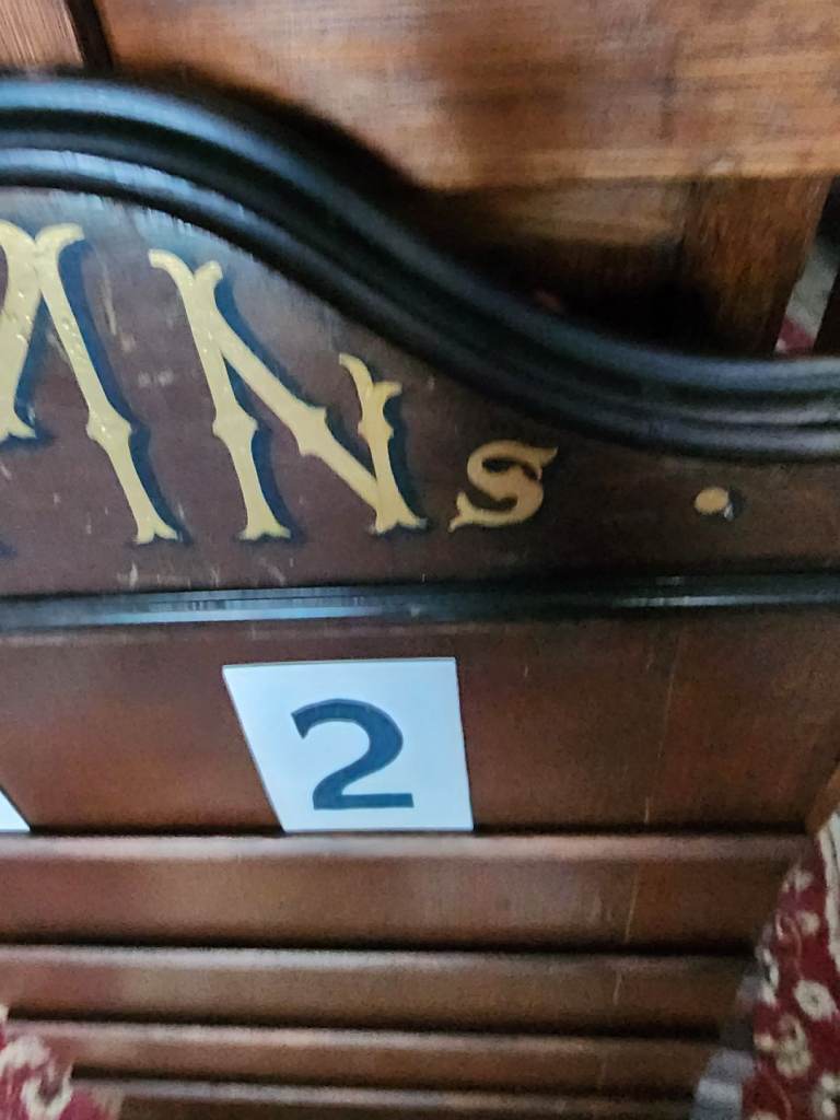 Antique Church Hymns Board