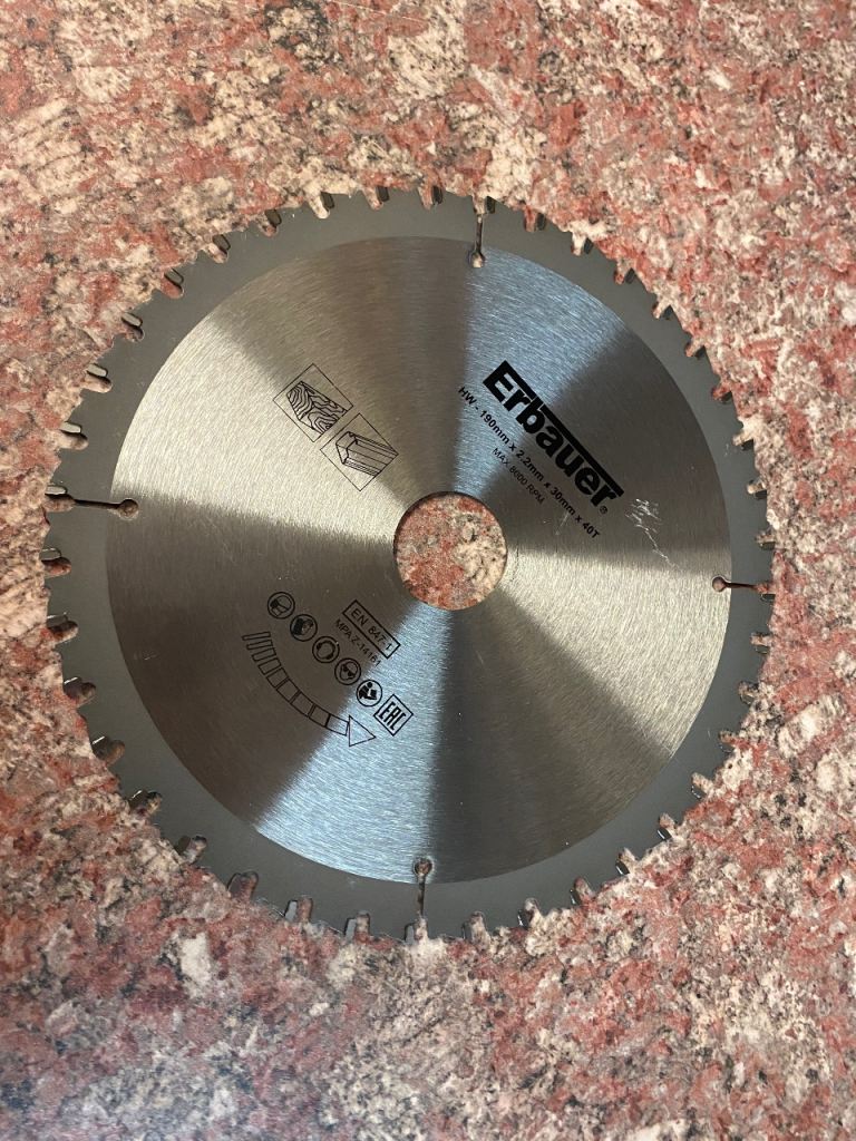 Erbauer circular saw disc 90mm 40T brand new