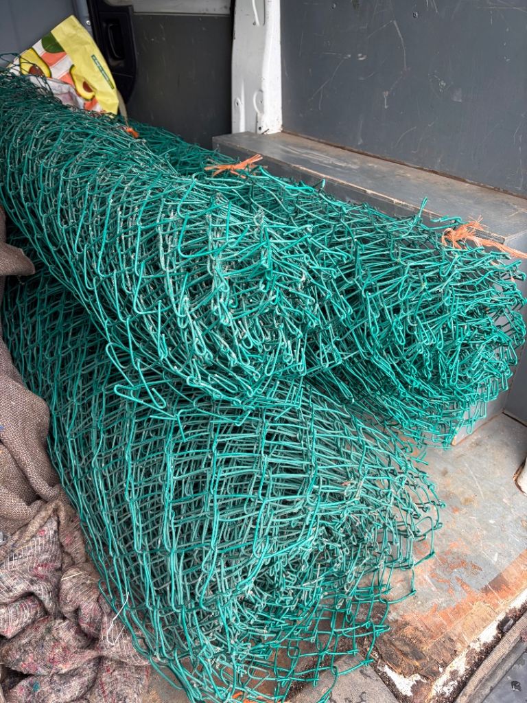 PVC coated wire fencing