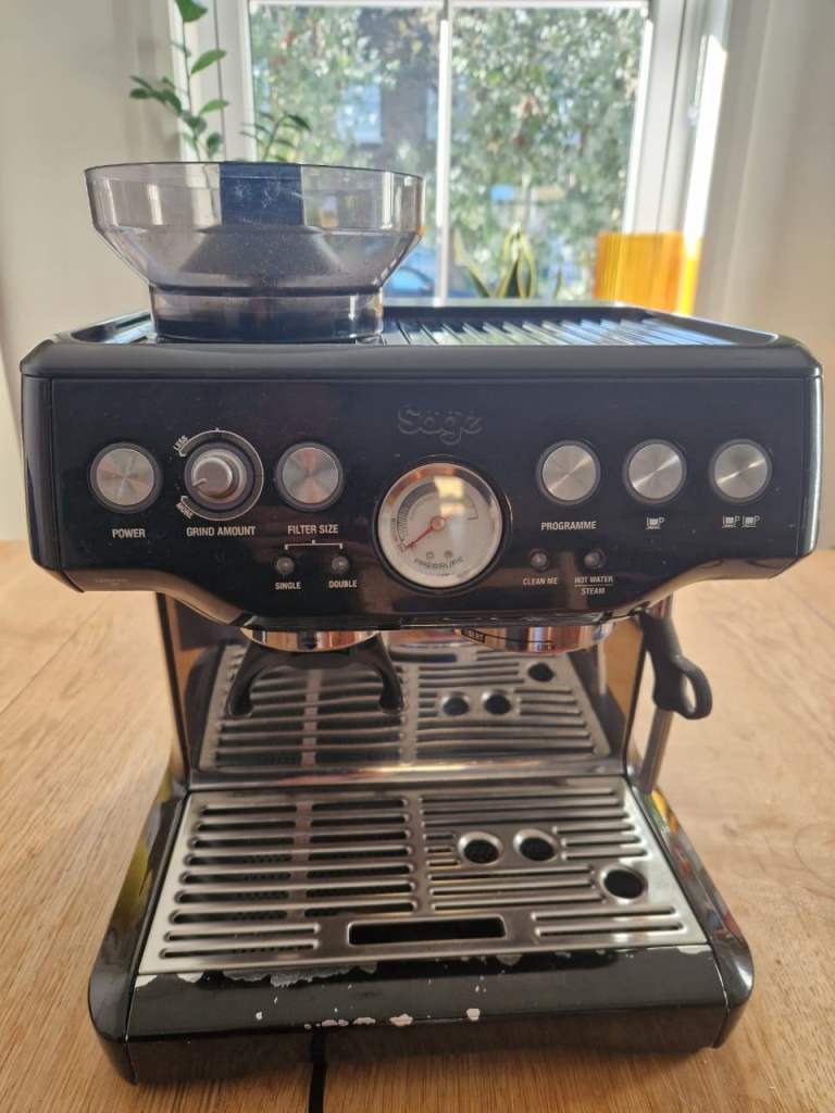 Sage Barista Express Coffee Machine – Black, Fully Working