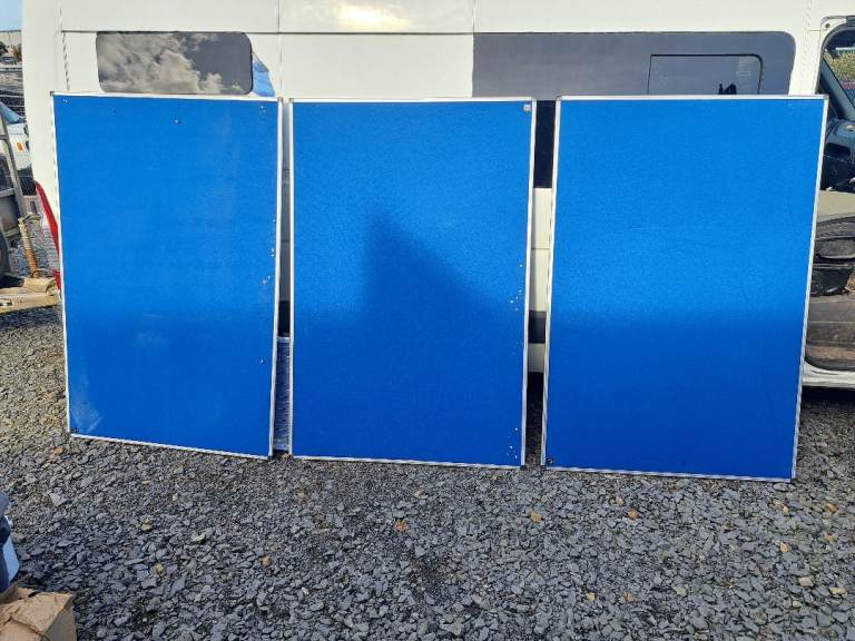 Three Blue Display Boards – Good Condition