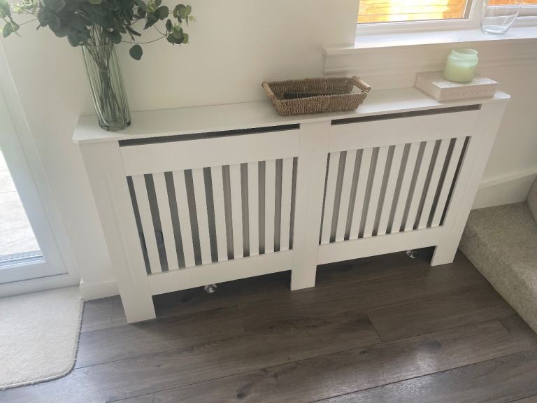 Matt White Radiator Cover