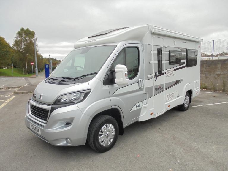 2019 19 ELDDIS MAJESTIC 120 2.0 2 BERTH IN SILVER # LOW MILEAGE EXAMPLE # 