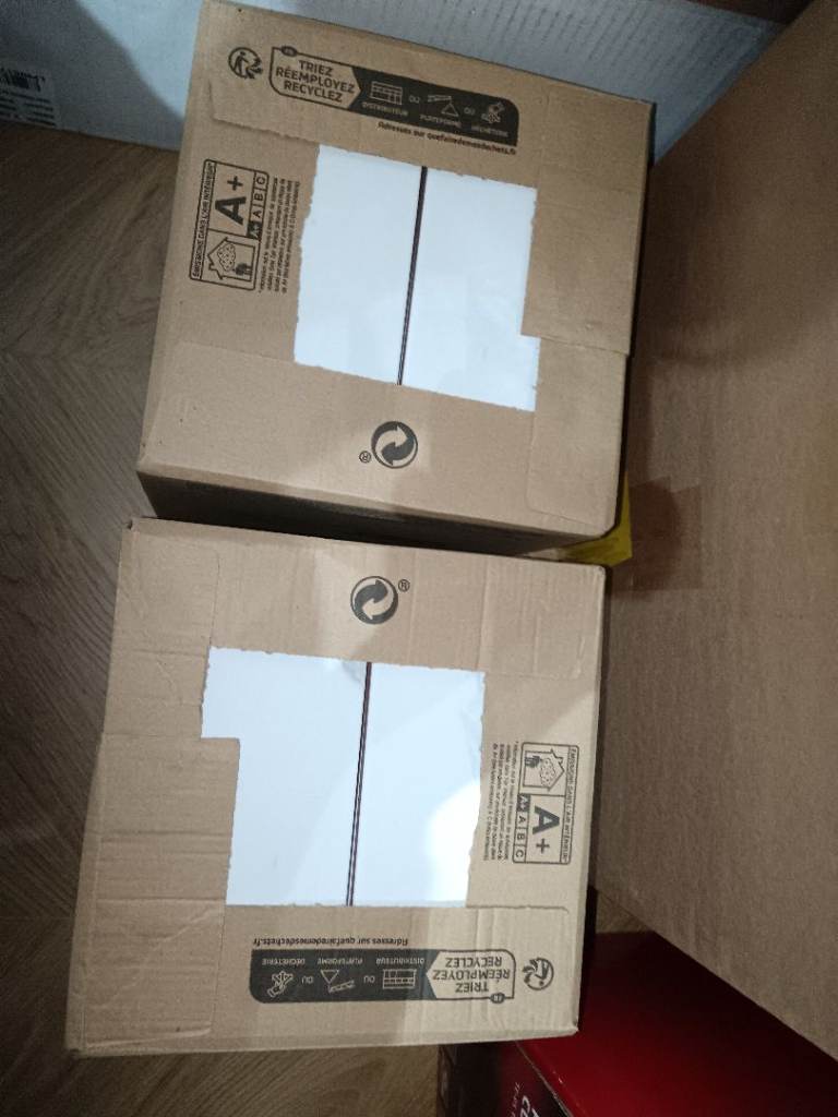 2 square meter White Marble Wall Tiles - New in Box
