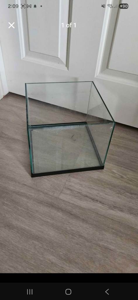 Small Glass Tank/Aquarium 