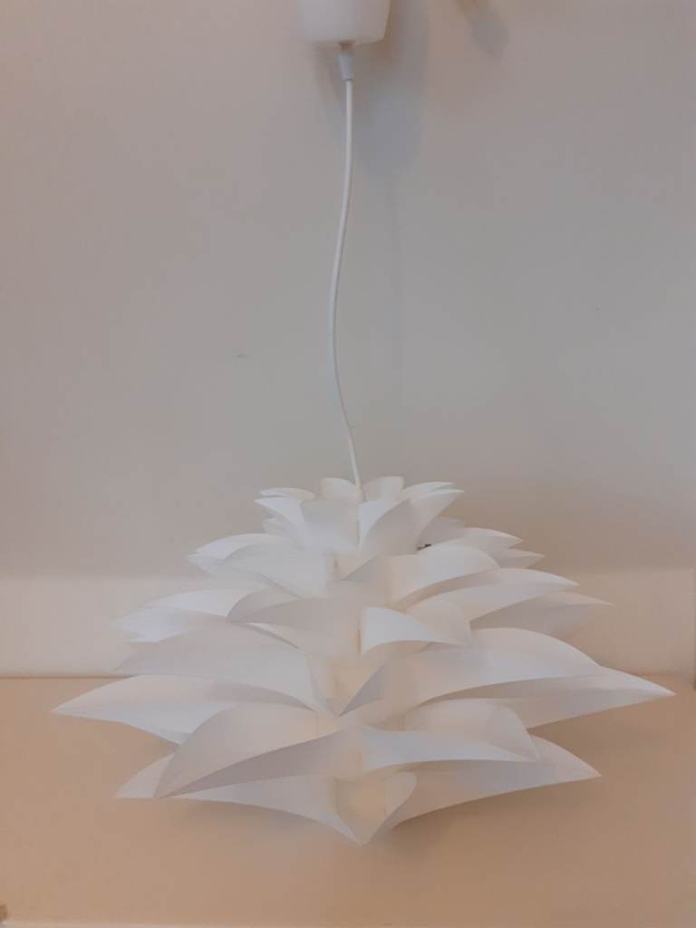 Large White Ceiling Light Fitting - NEW. Three Available £10 Each, £10. ...