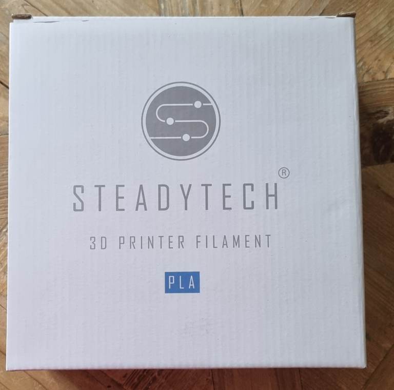 Steadytech Transparent orange 1.75mm PLA 3d Printer Filament (1kg) Unopened box