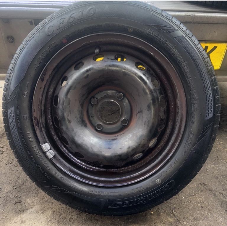RENAULT CLIO 14" STEEL WHEEL AND EXCELLENT TYRE 175/65 r14 82H 2004 4 stud 